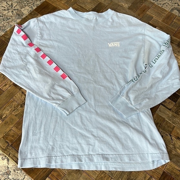 Vans Blue long Sleeve Tee - Picture 1 of 7